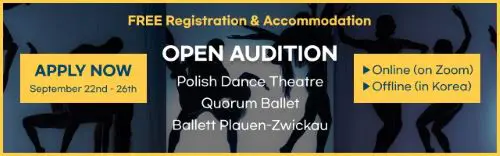 ONLINE AND OFFLINE: open audition